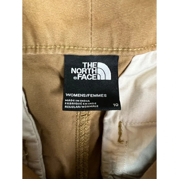 The North Face Brown Khaki Straight Leg Utility Pants Women’s Size 10 - Picture 4 of 6